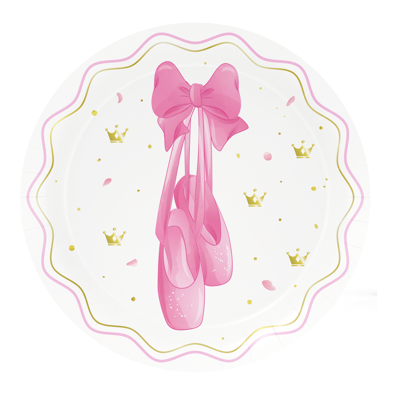 8 Platos 18 cm Ballet Party