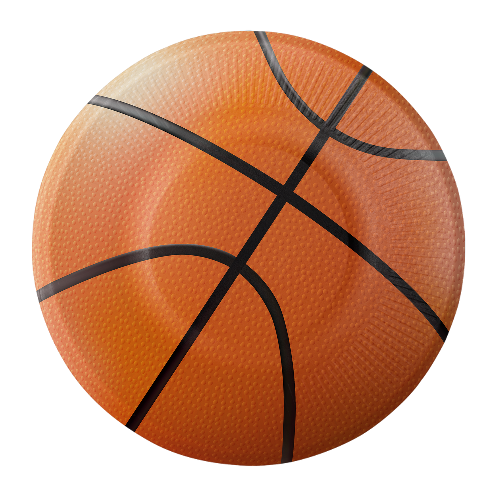 8 PLATOS 18 CM SPORTS FANATIC BASKETBALL