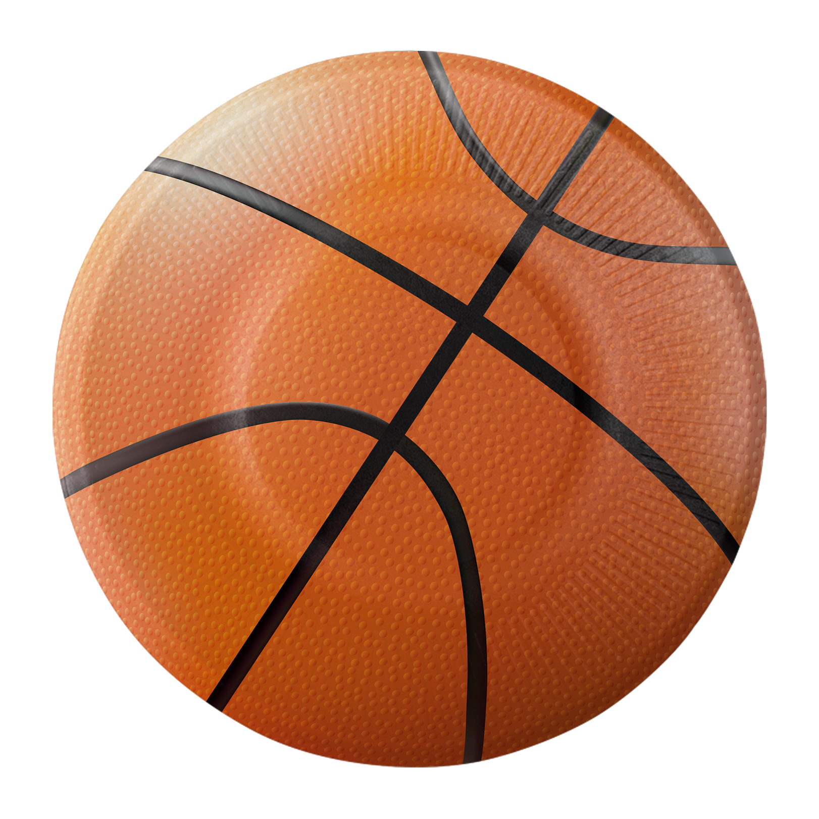 8 PLATOS 18 CM SPORTS FANATIC BASKETBALL