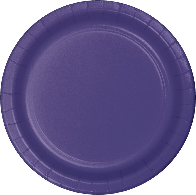 8 PLATOS 18 CM PURPLE