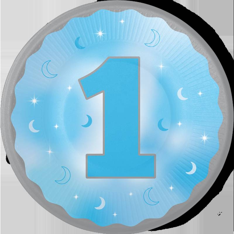 8 Platos Primer Año Niño 23 cm