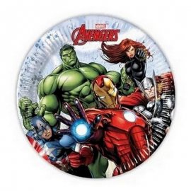 8 PIATTI AVENGERS 20 CM