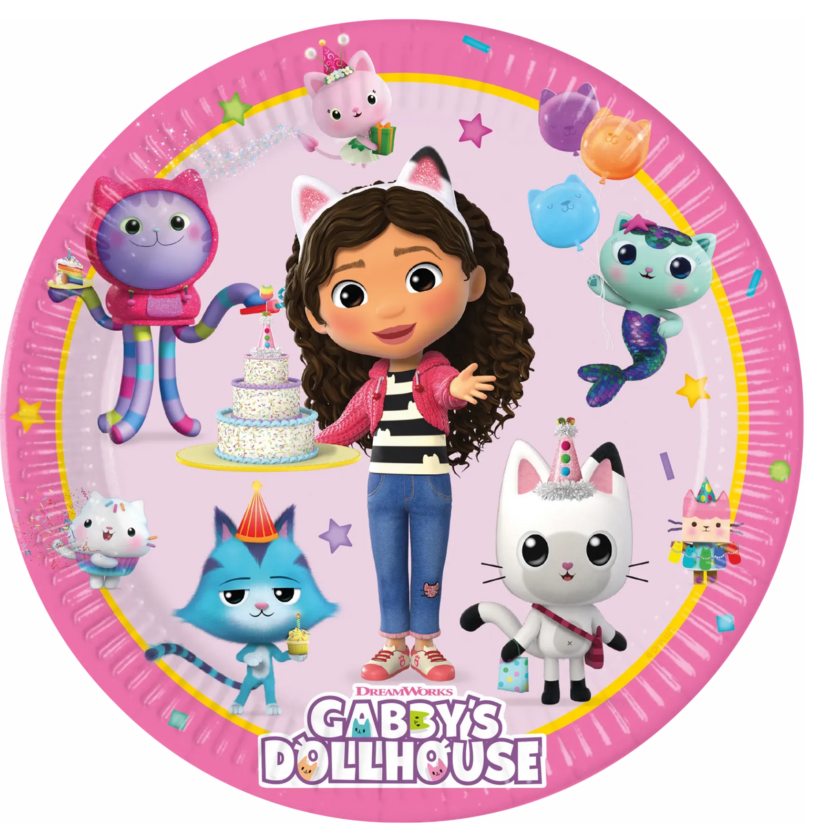 8 PLATOS 20 CM GABBYS DOLLHOUSE
