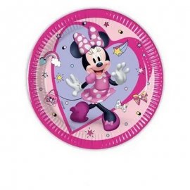 8 PLATOS 20 CM MINNIE