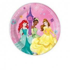 8 PIATTI PRINCIPESSE DISNEY 20 CM