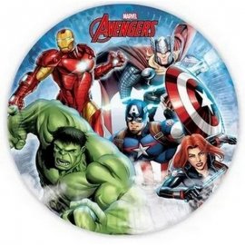 8 PIATTI AVENGERS 23 CM