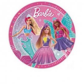 8 PIATTI BARBIE 23 CM