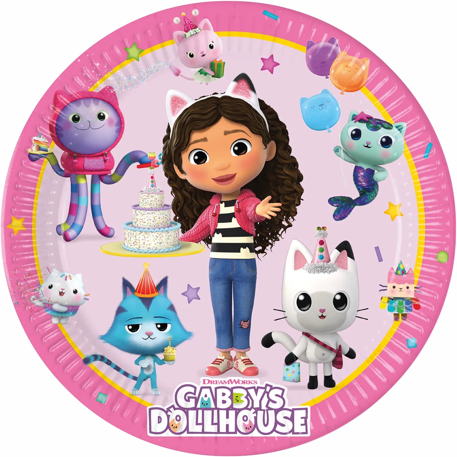 8 PLATOS 23 CM GABBYS DOLLHOUSE