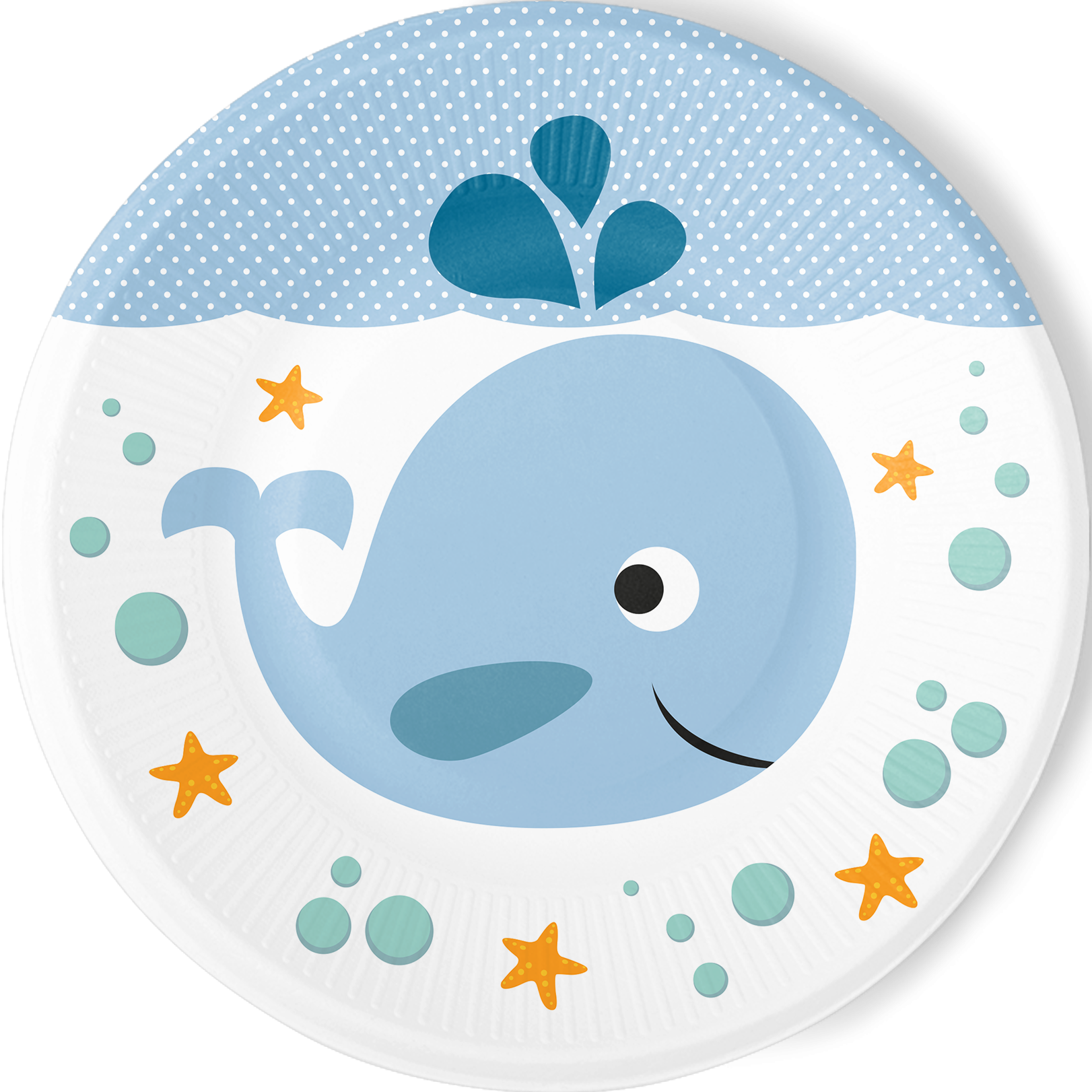 8 PLATOS 23 CM LIL WHALE