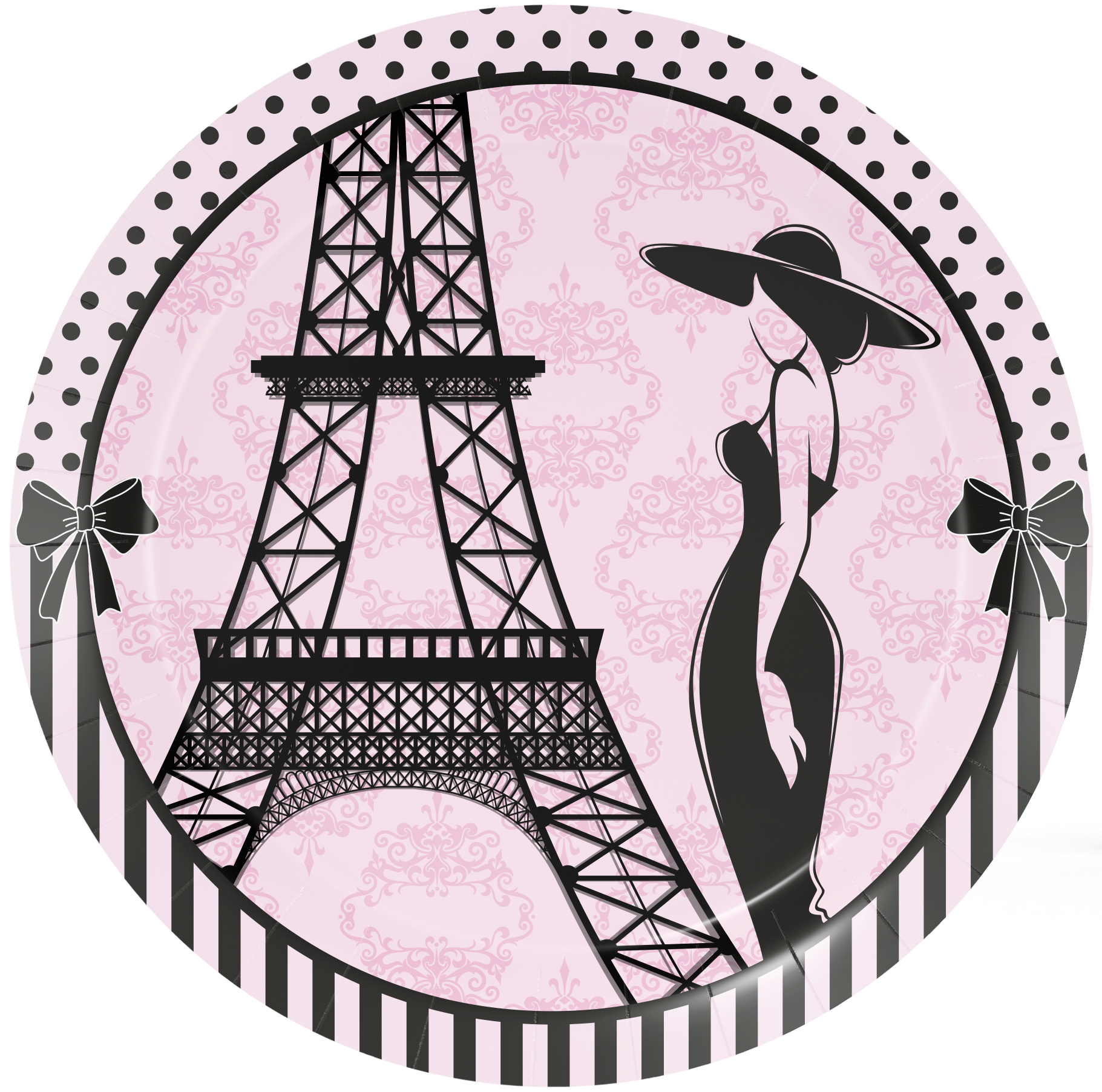 8 PLATOS 23 CM PARTY IN PARIS