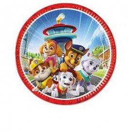 8 PIATTI PAW PATROL 23 CM