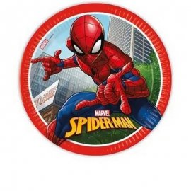 8 PIATTI SPIDERMAN 23 CM