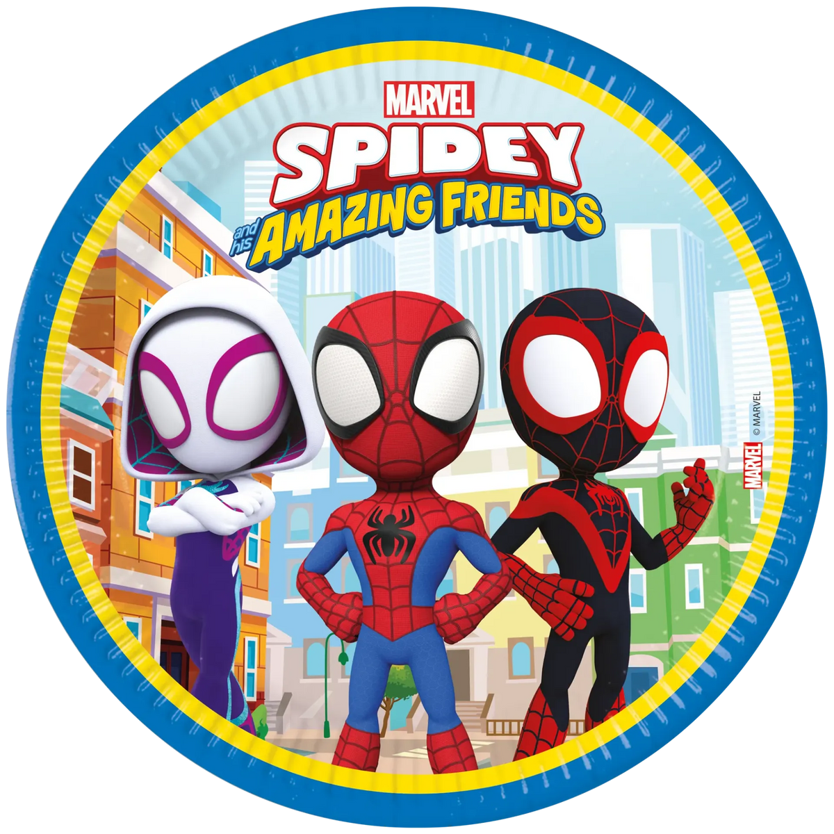 8 PIATTI SPIDEY 23 CM