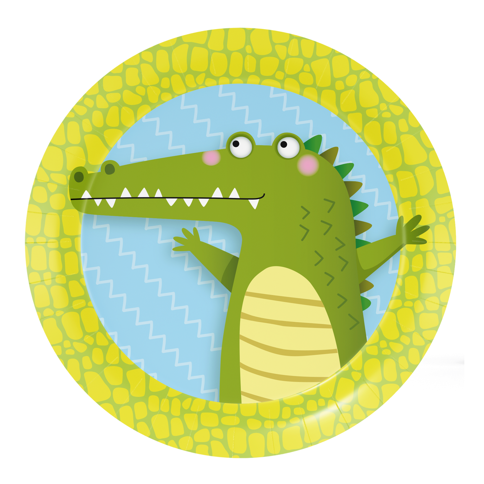 8 Piatti 18 cm ALLIGATOR PARTY