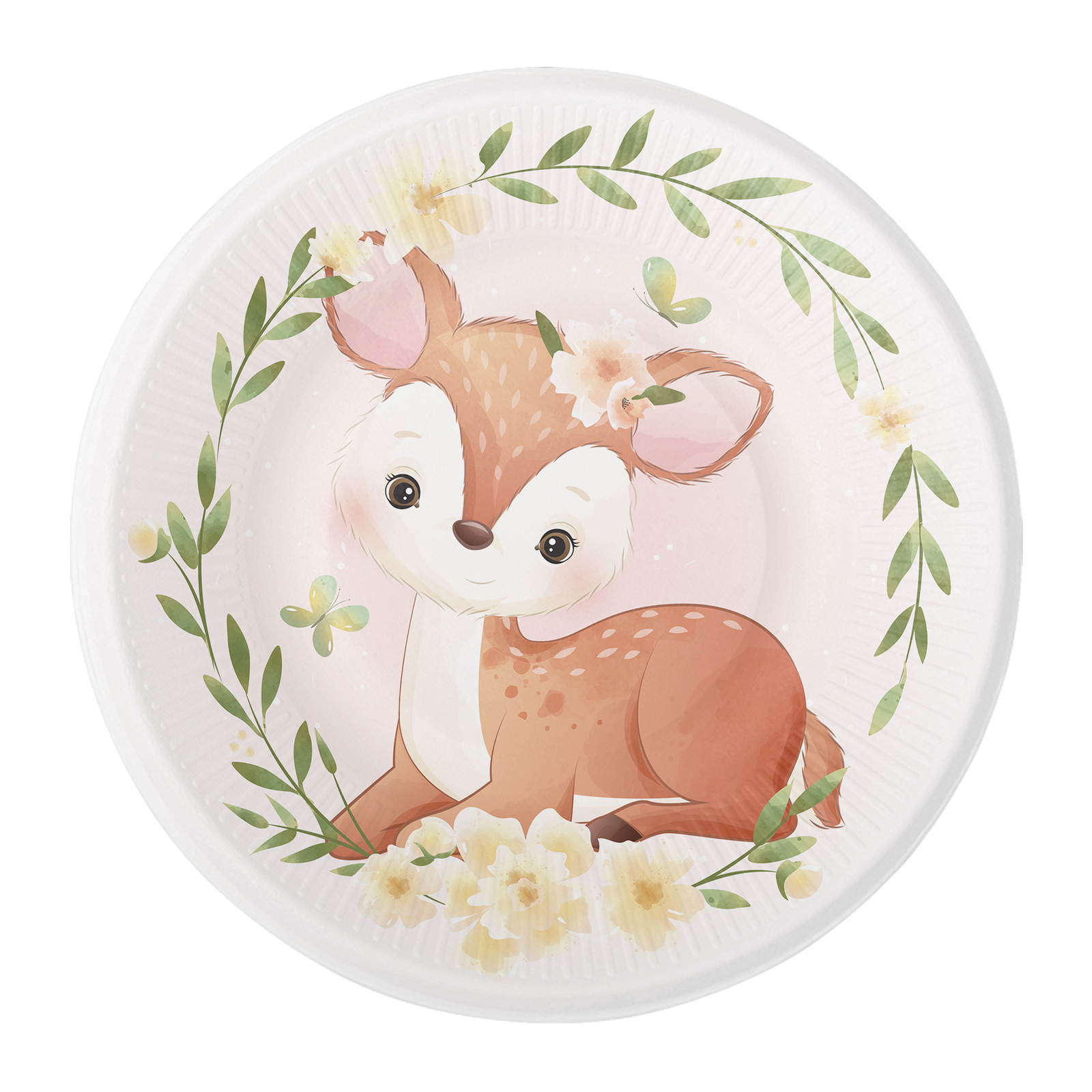 8 assiettes Lil Deer de 18 cm