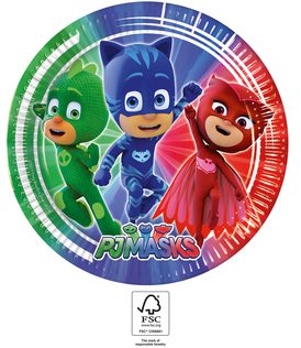 8 piatti PJ Masks 23 cm