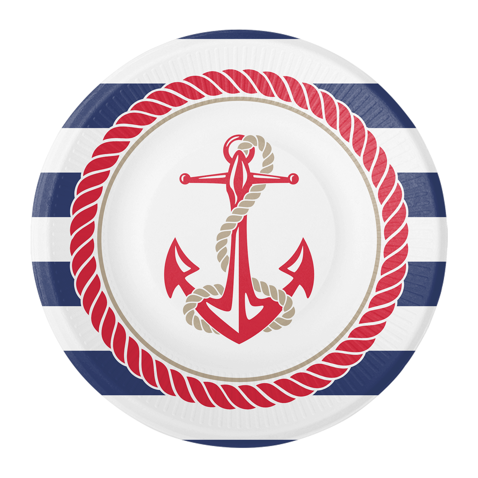8 Platos Anchor Nautic 18 cm