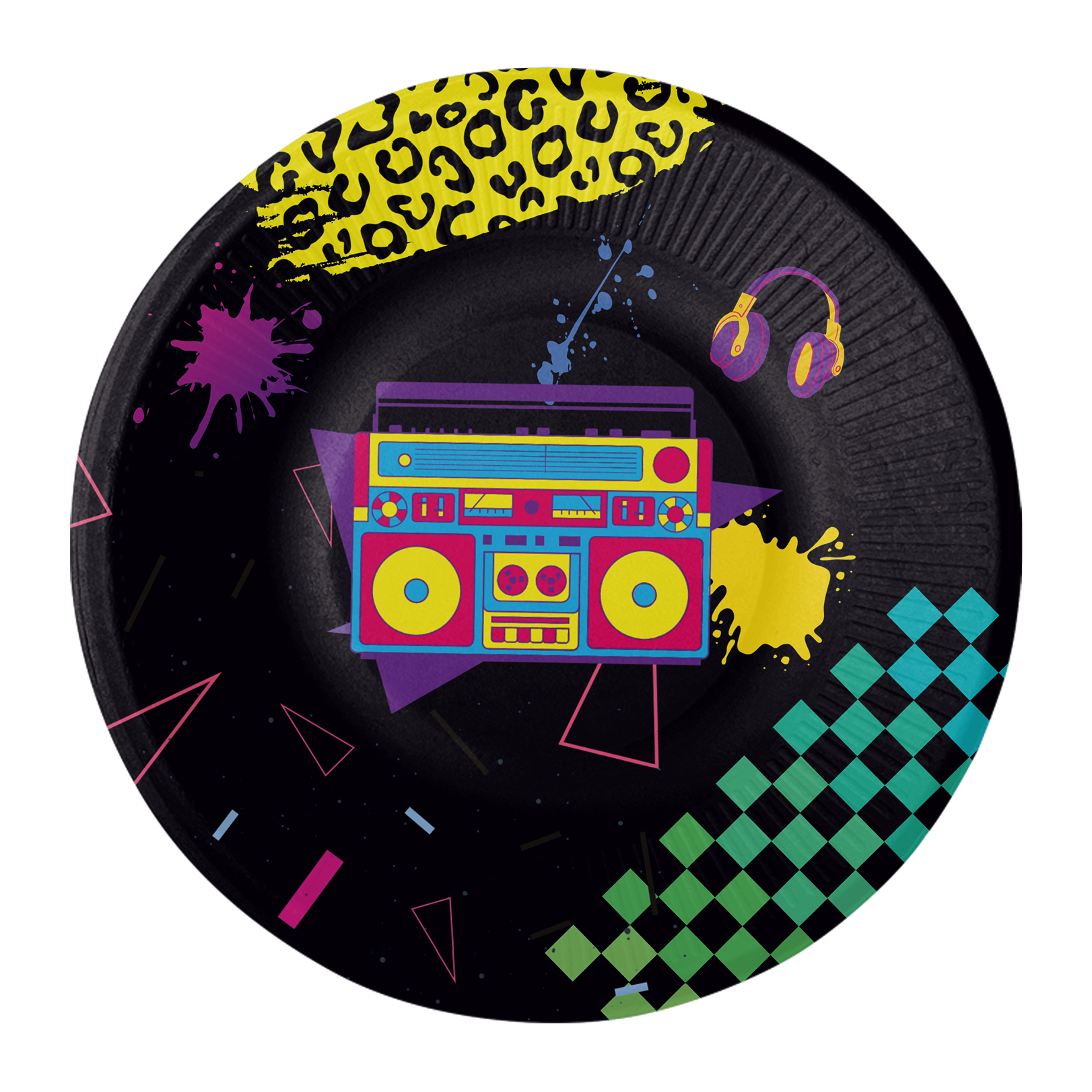 8 Platos Años 80 18 cm