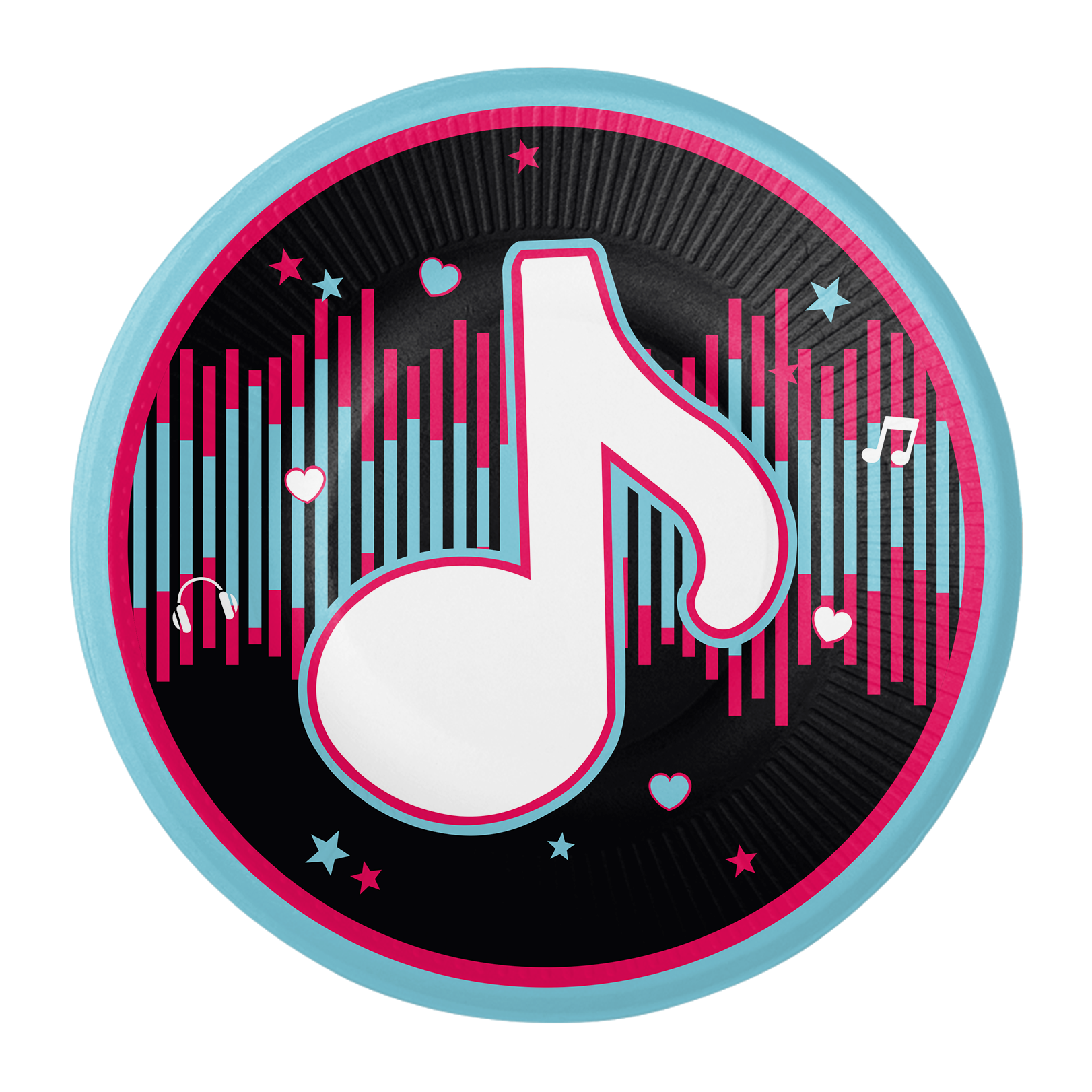 8 Platos Dance Party 18 cm