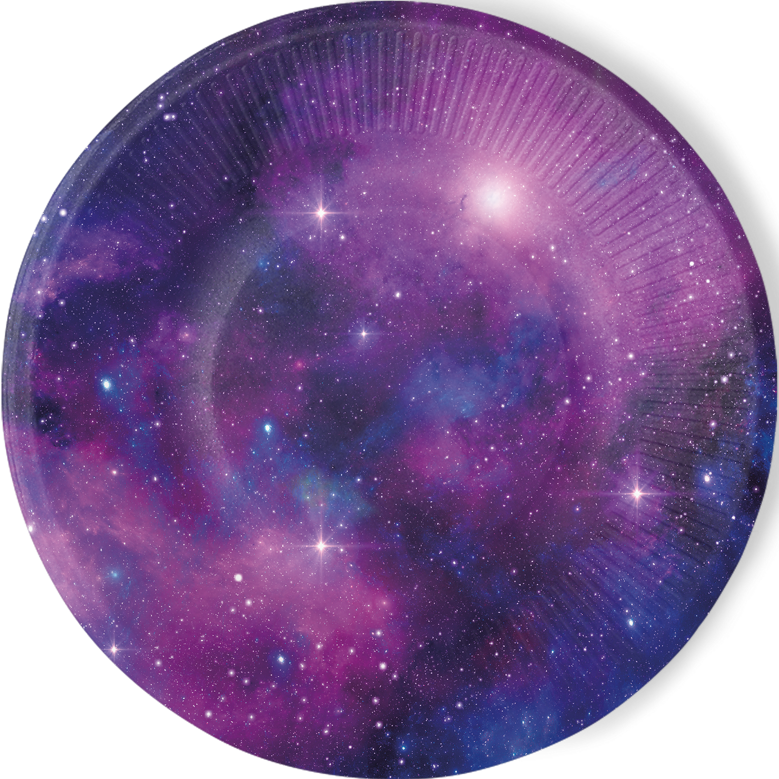8 Platos Galaxy Party 23 cm