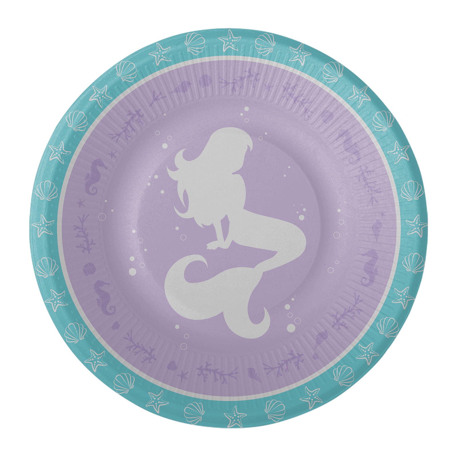 8 Platos Mermaid Shine 18 cm