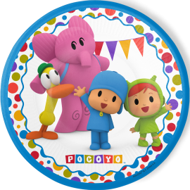 8 Platos Pocoyo 23 Cm