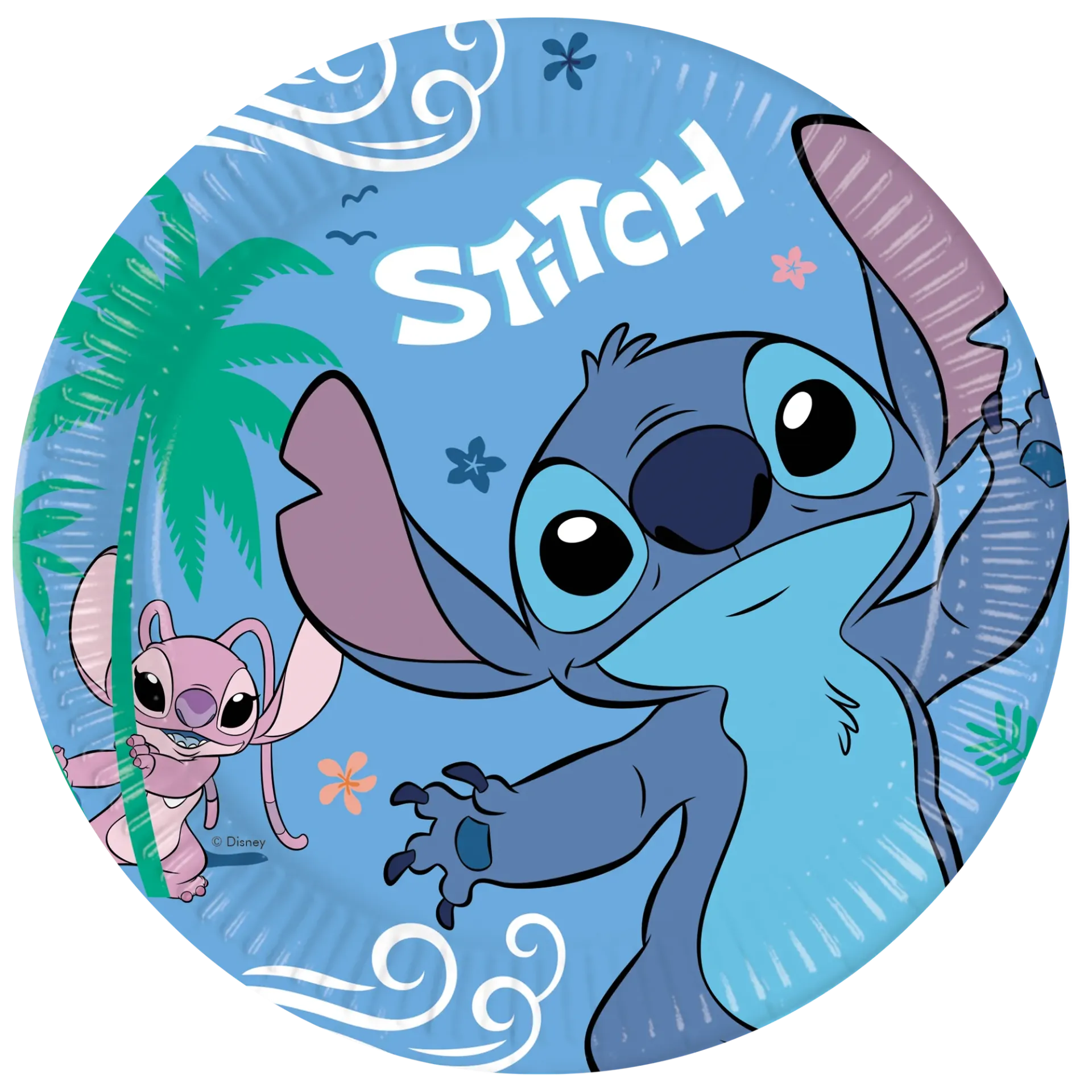 8 Platos Stitch 23 cm