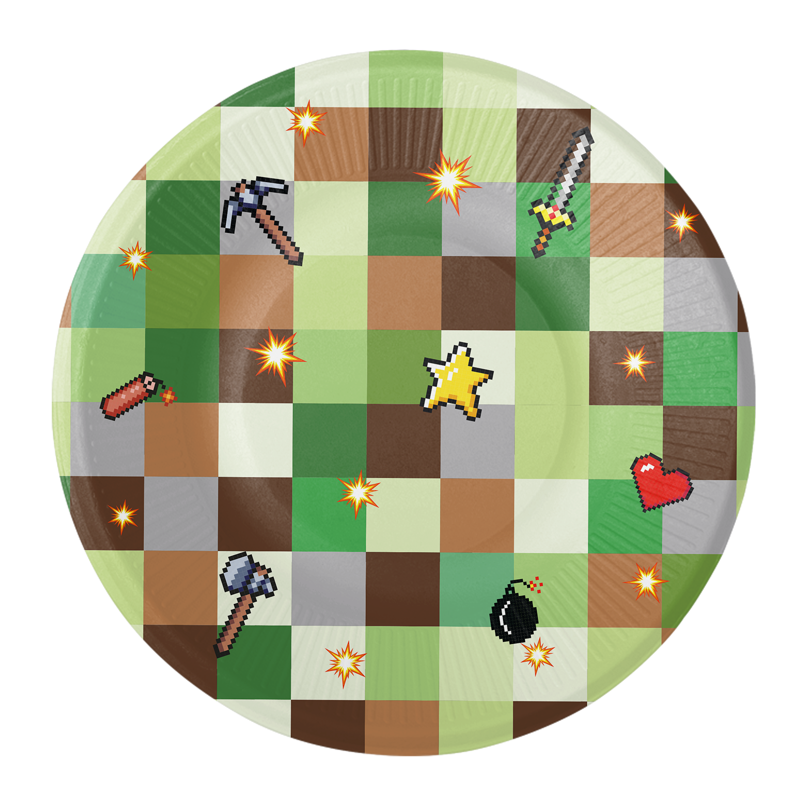 8 Platos TNT Party 18 cm