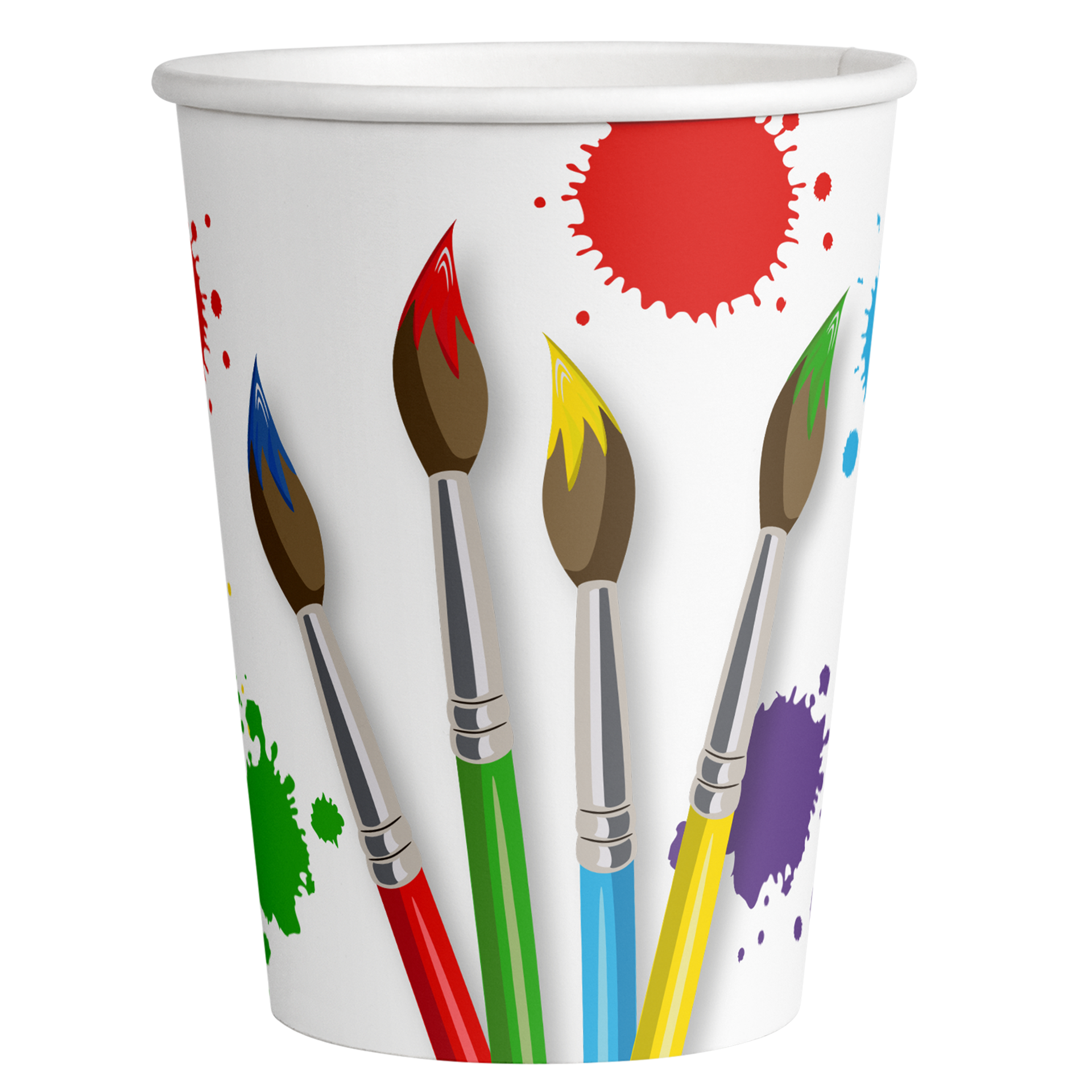 8 VASOS 250 ML ART PARTY