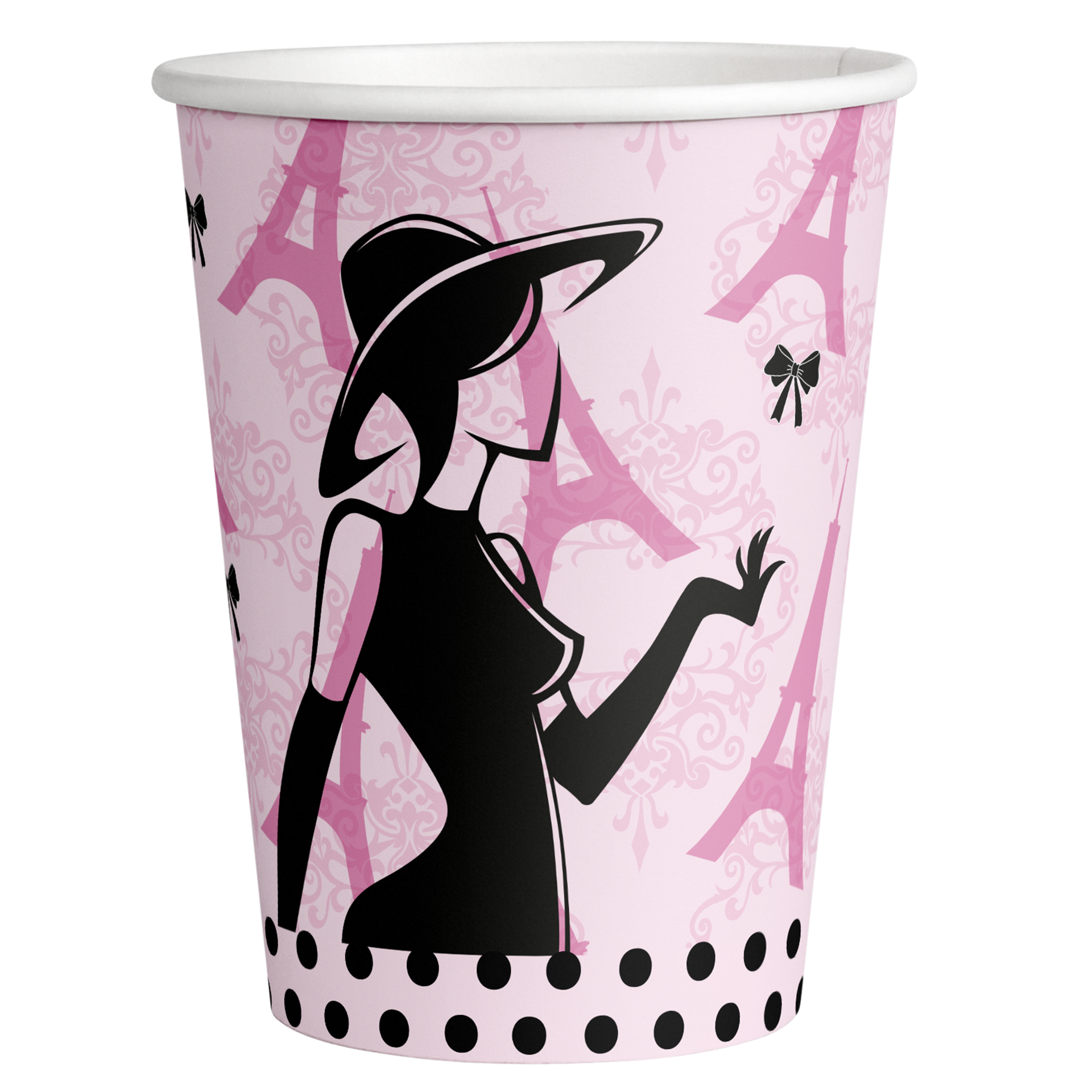 8 VASOS 250 ML PARTY IN PARIS