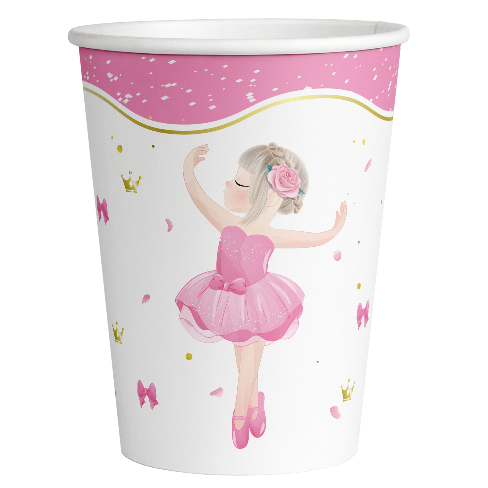 8 VASOS BALLET 250 ml