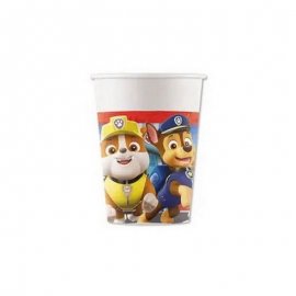 8 VASOS DE PAPEL PATRULLA CANINA