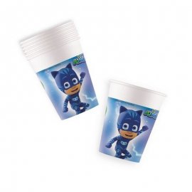 8 BICCHIERI DI CARTA PJ MASKS