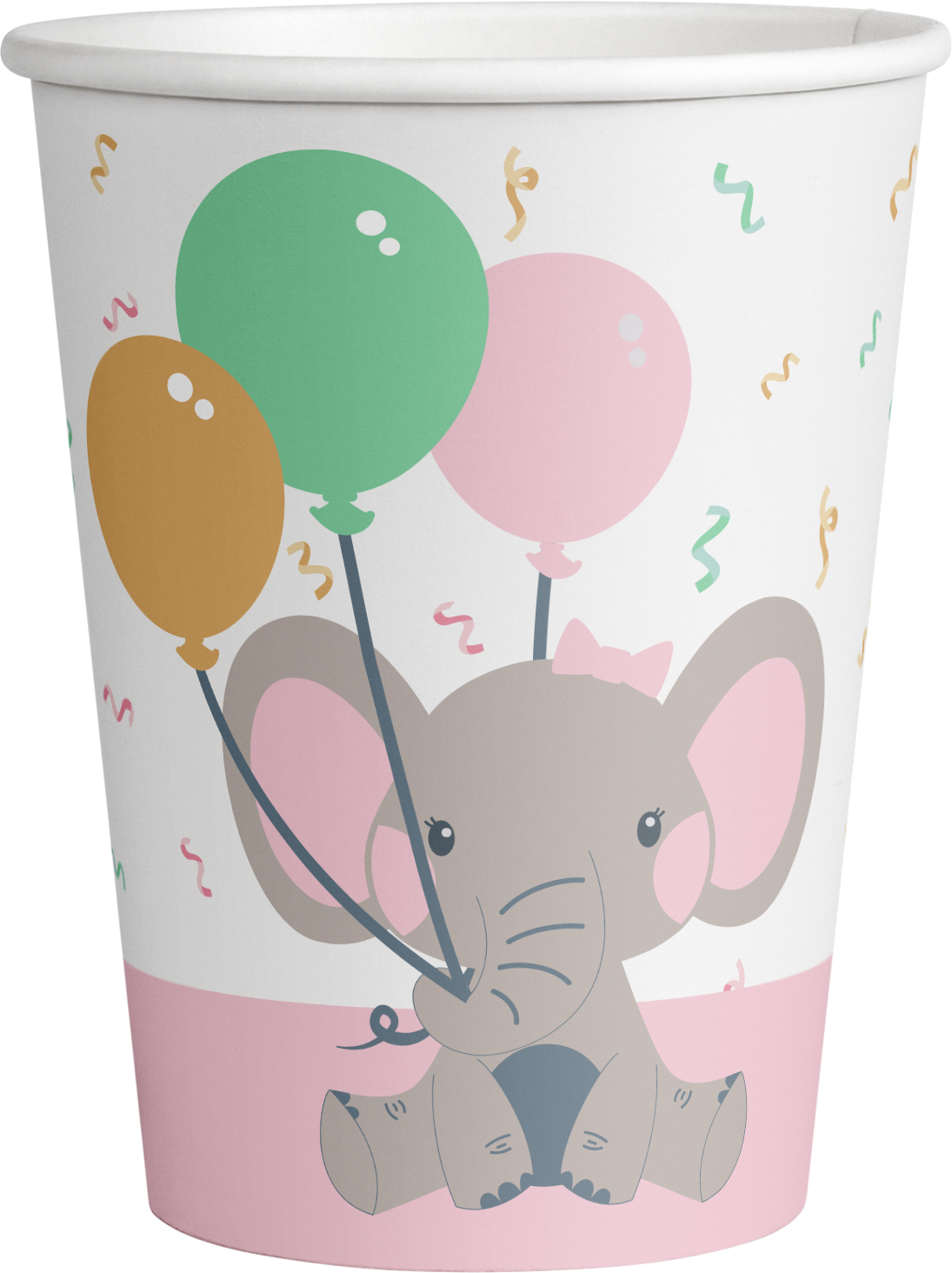 8 Vasos Pink Elephant 250 ml