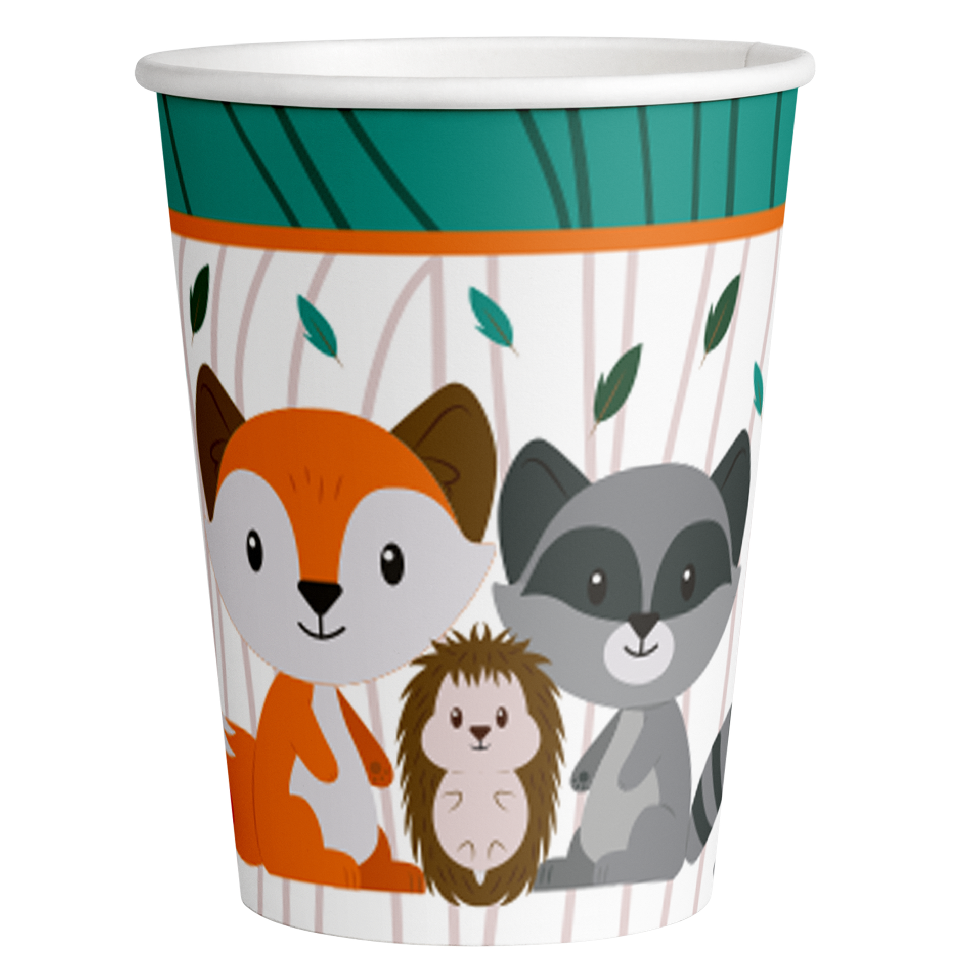 8 Vasos FOREST ANIMALS 250 ml