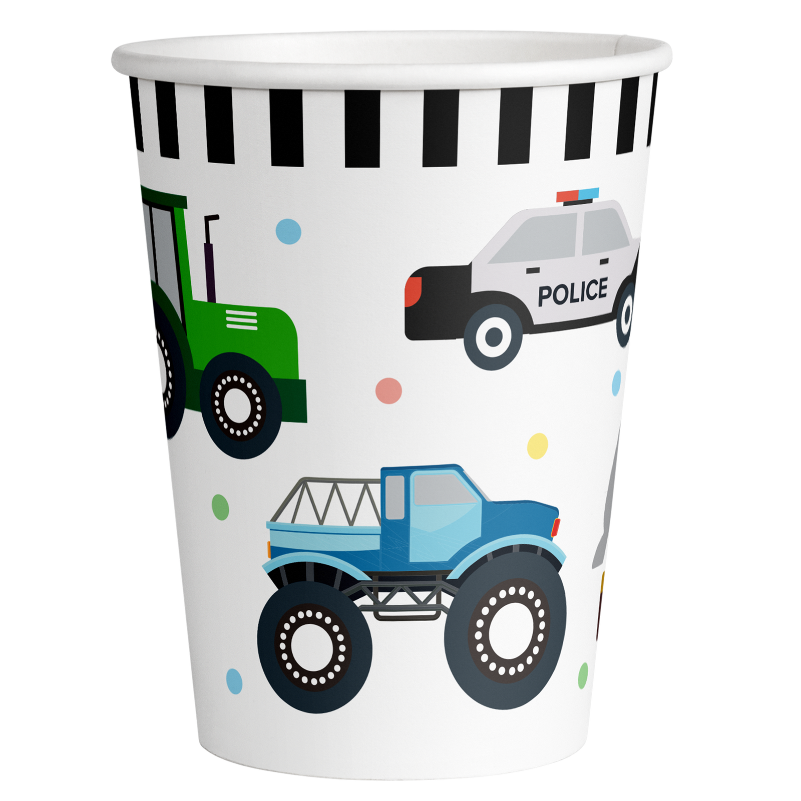 8 Vasos TRAFFIC PARTY 250 ml