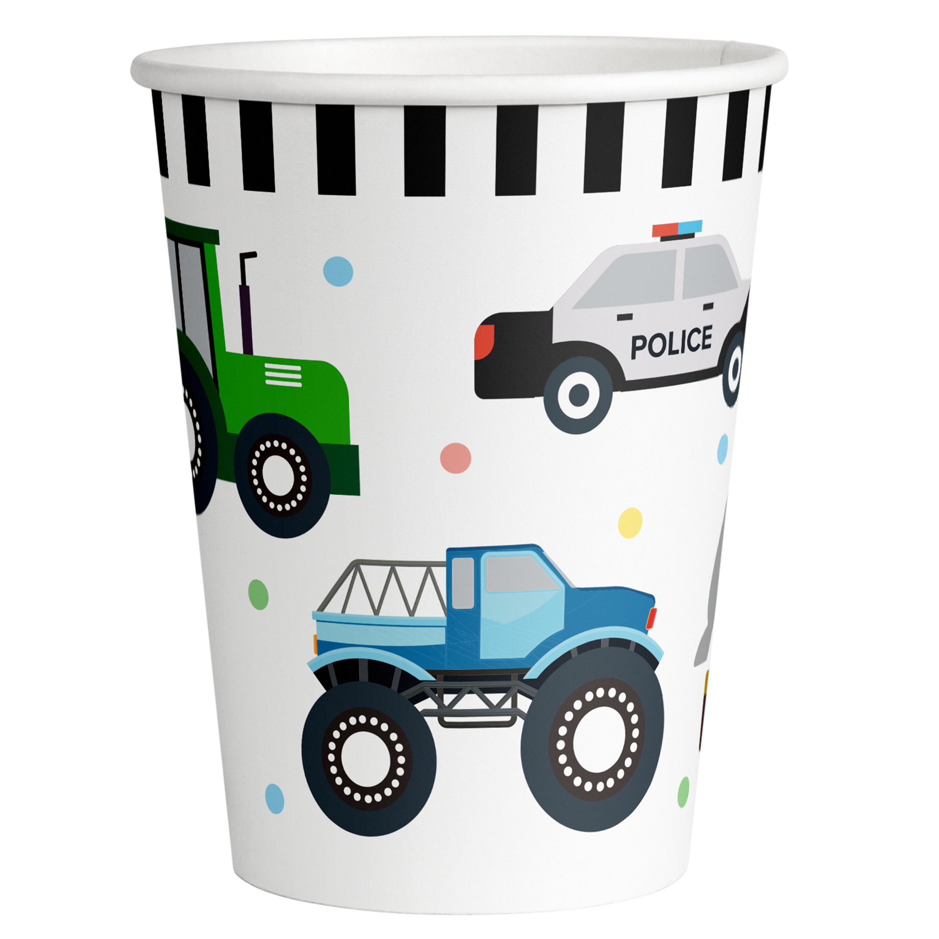 8 Vasos TRAFFIC PARTY 250 ml