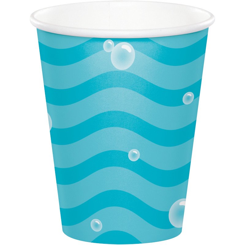 8 Bicchieri 266 ml NARWHAL PARTY