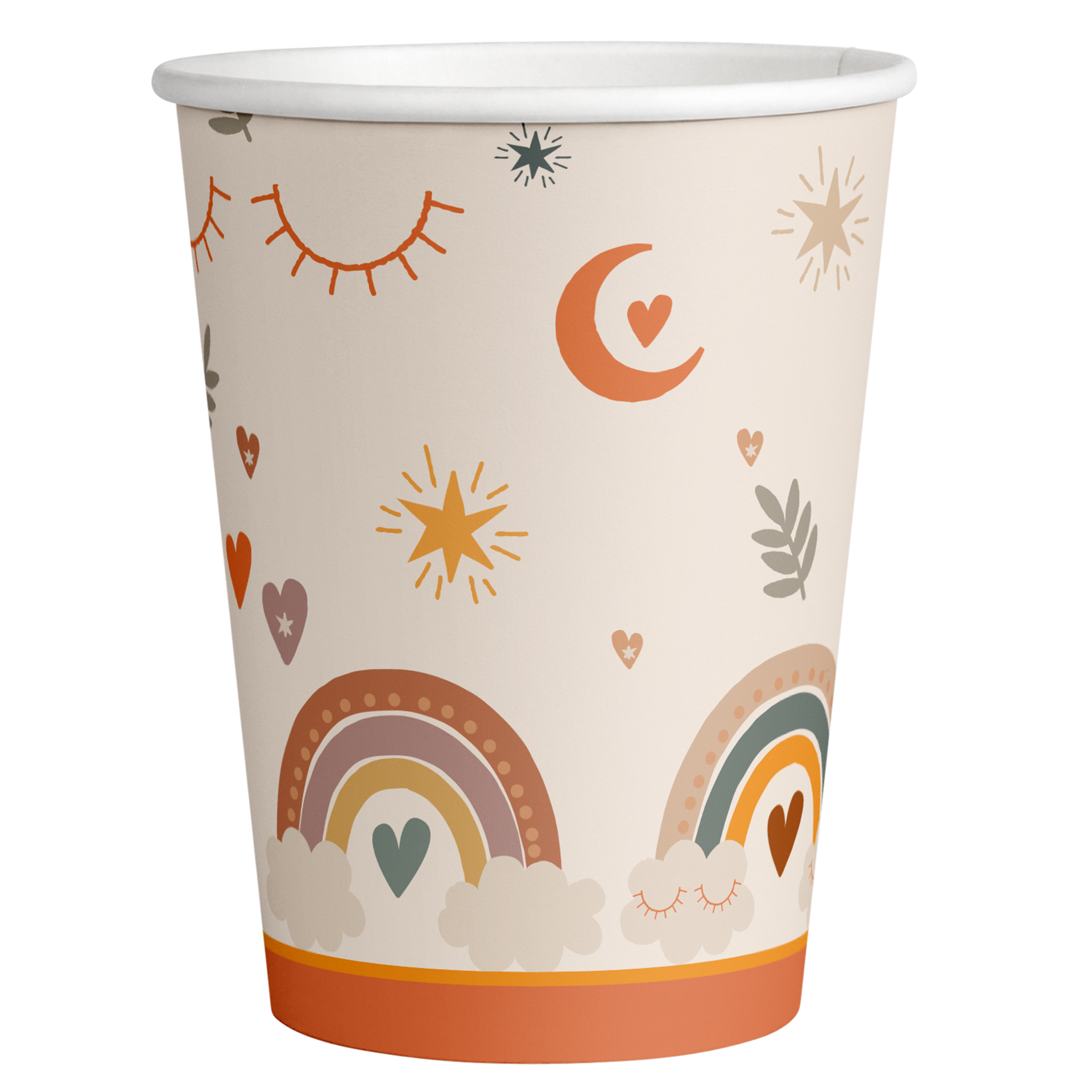 8 Vasos Boho Rainbow 250 ml