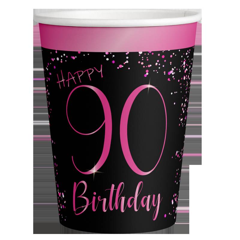 8 verres roses élégants 90 250 ml