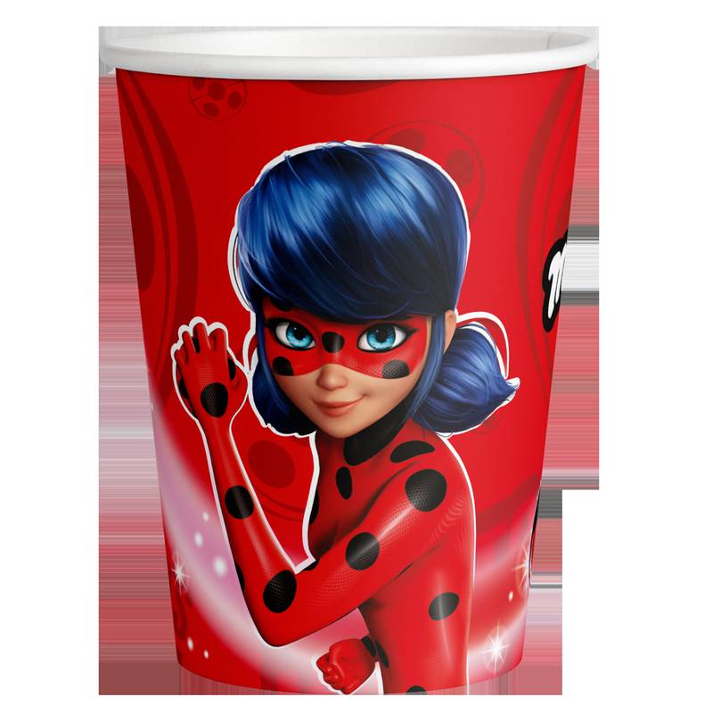 8 Ladybug Cups 250 ml