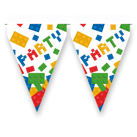 BANDERIN BLOCK PARTY 3 metros