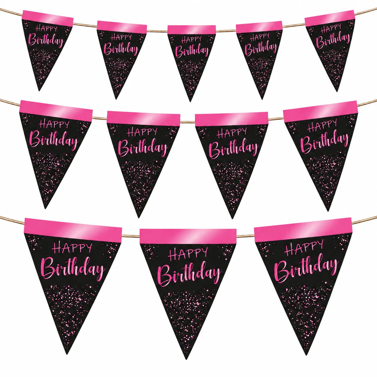 ELEGANTE STRISCIONE ROSA 3 m