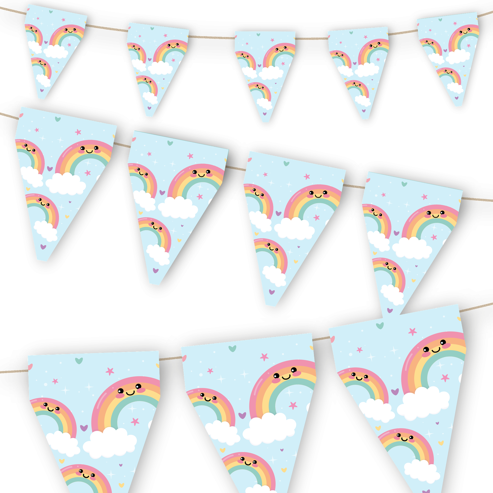 BANDERIN RAINBOW PARTY 3 M