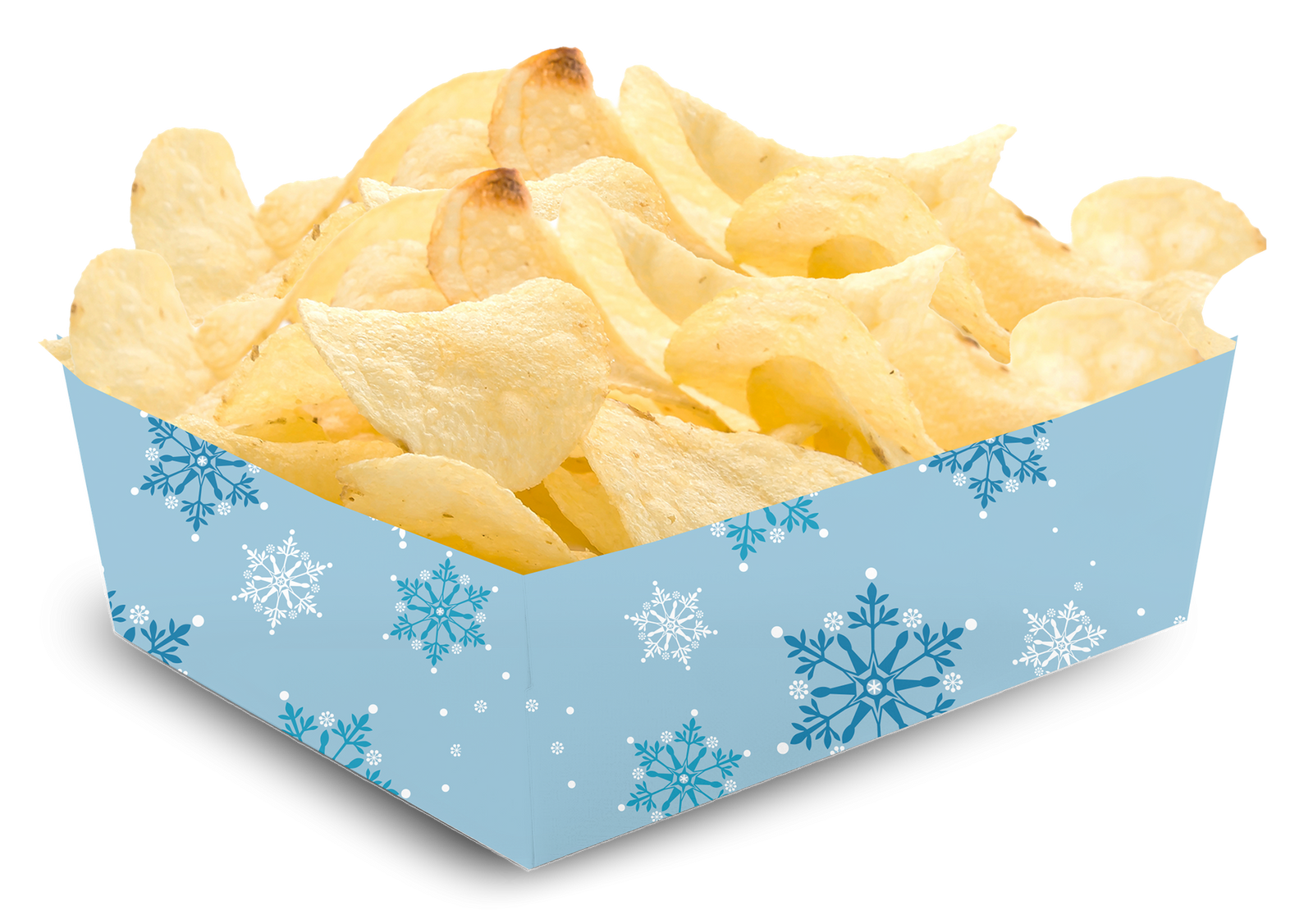 Bandeja Snowflakes 15 x 11 x 6 cm