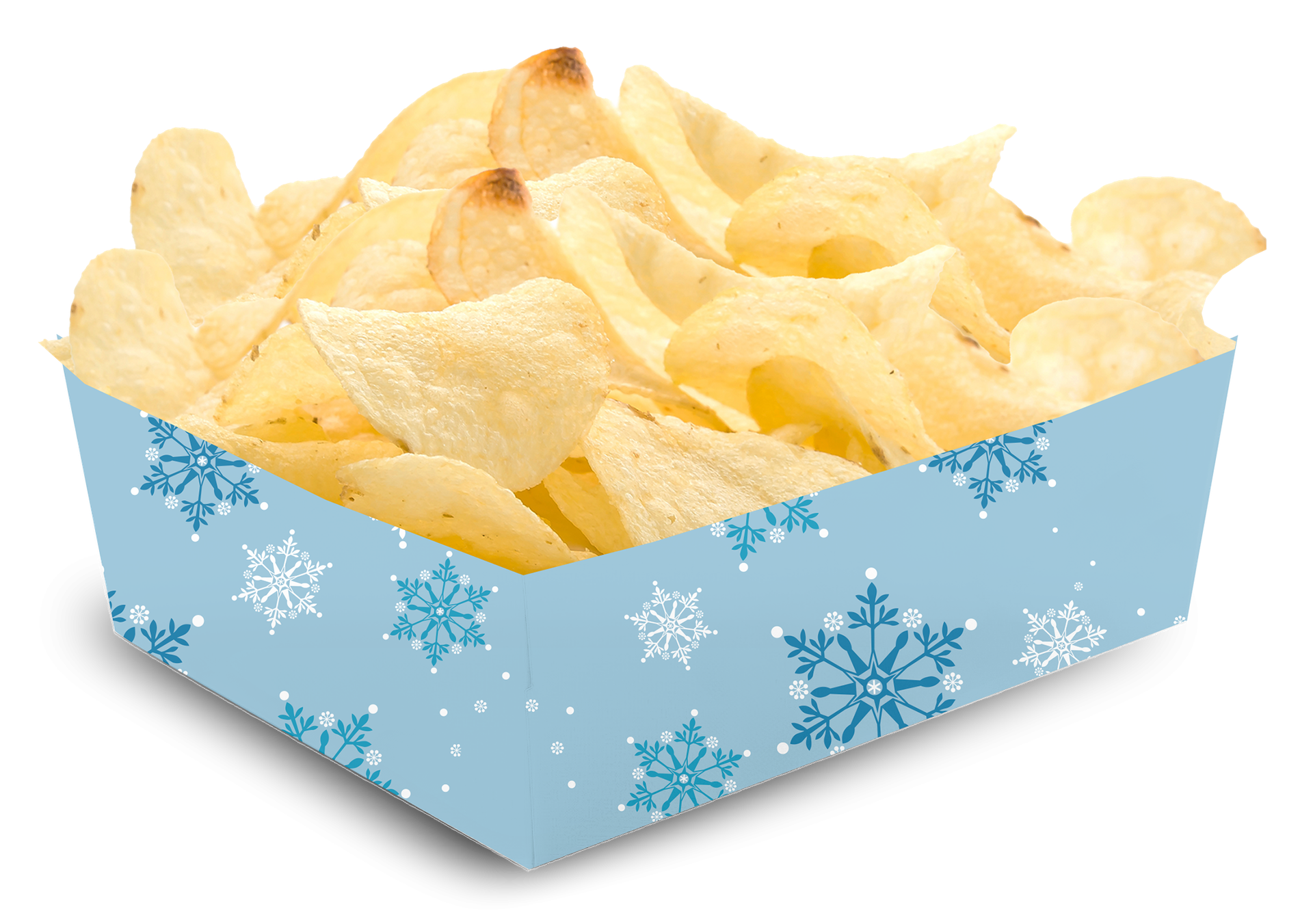 Bandeja Snowflakes 15 x 11 x 6 cm