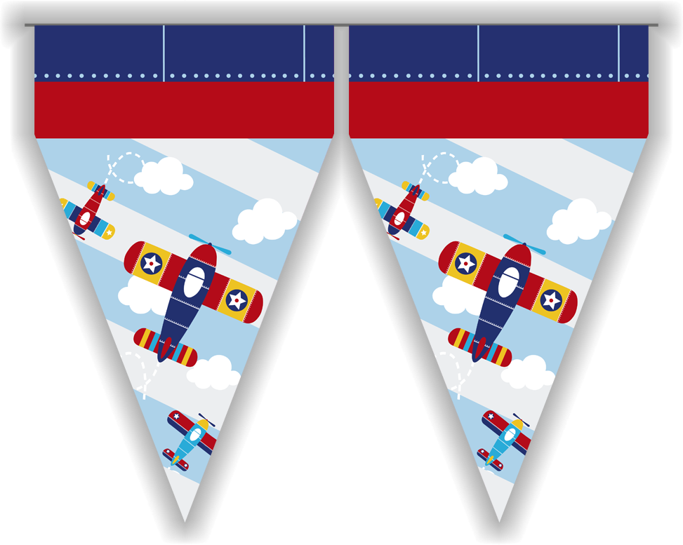 Banderin LIL AIRPLANE 3 metros