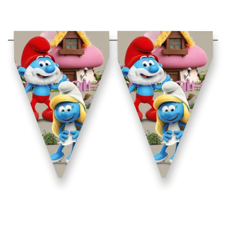 Banderin Pitufos 3 m