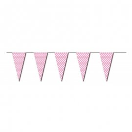 Gagliardetto a pois rosa