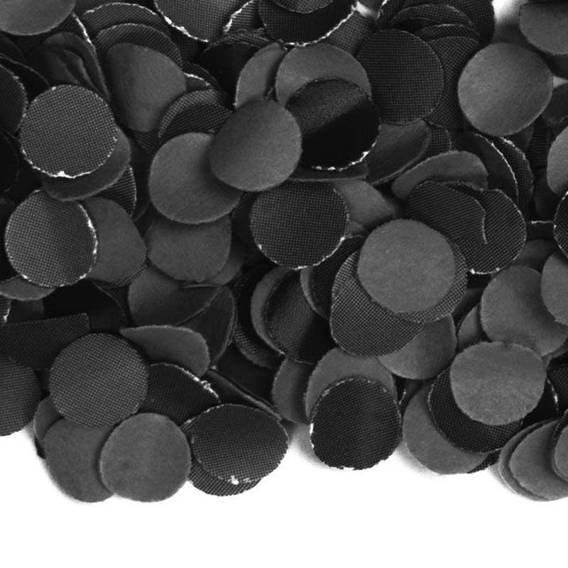 Sacchetto da 1 kg di coriandoli neri